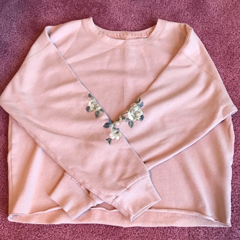 Abercrombie & Fitch long sleeve cropped top